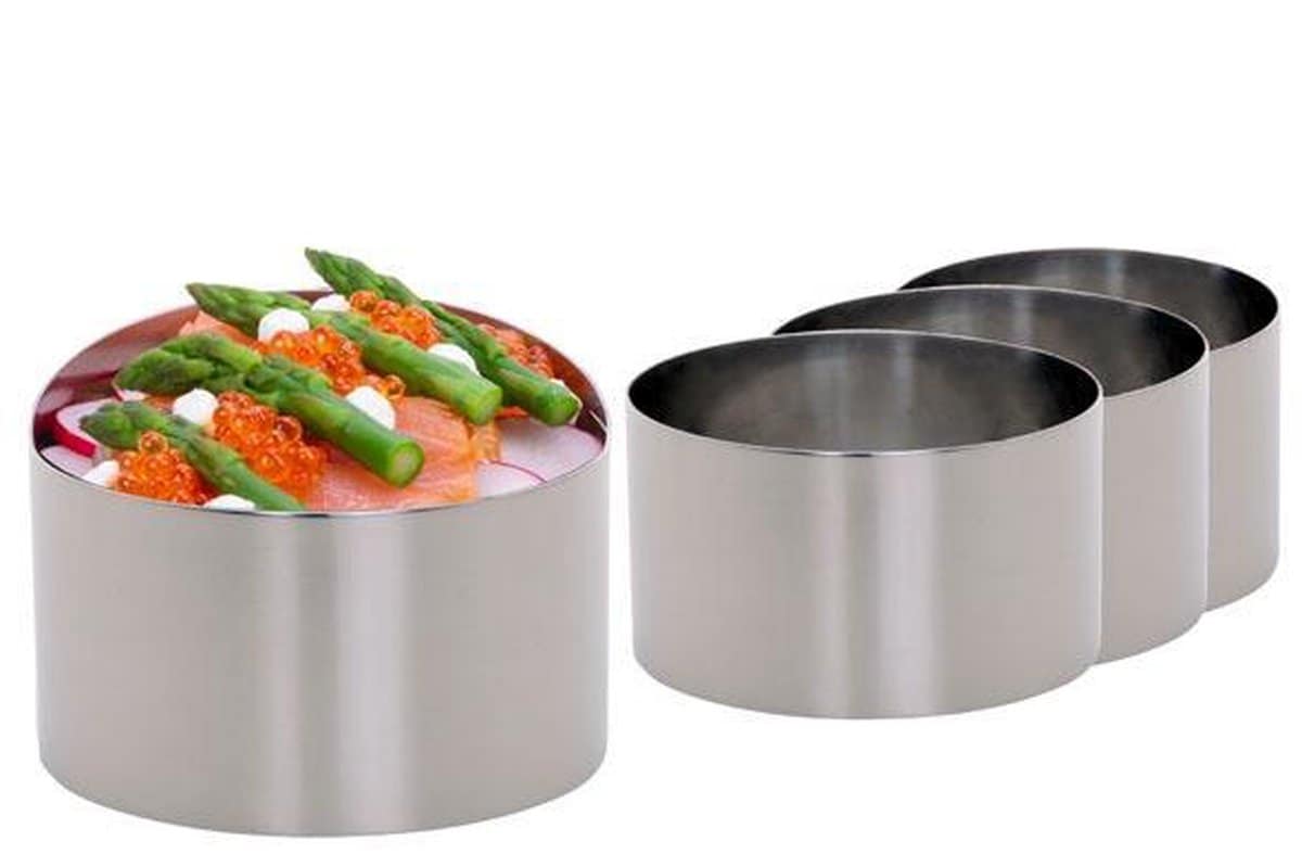 Cosy&Trendy – Set de 4 cercles de garniture ronde - Ø 9 cm